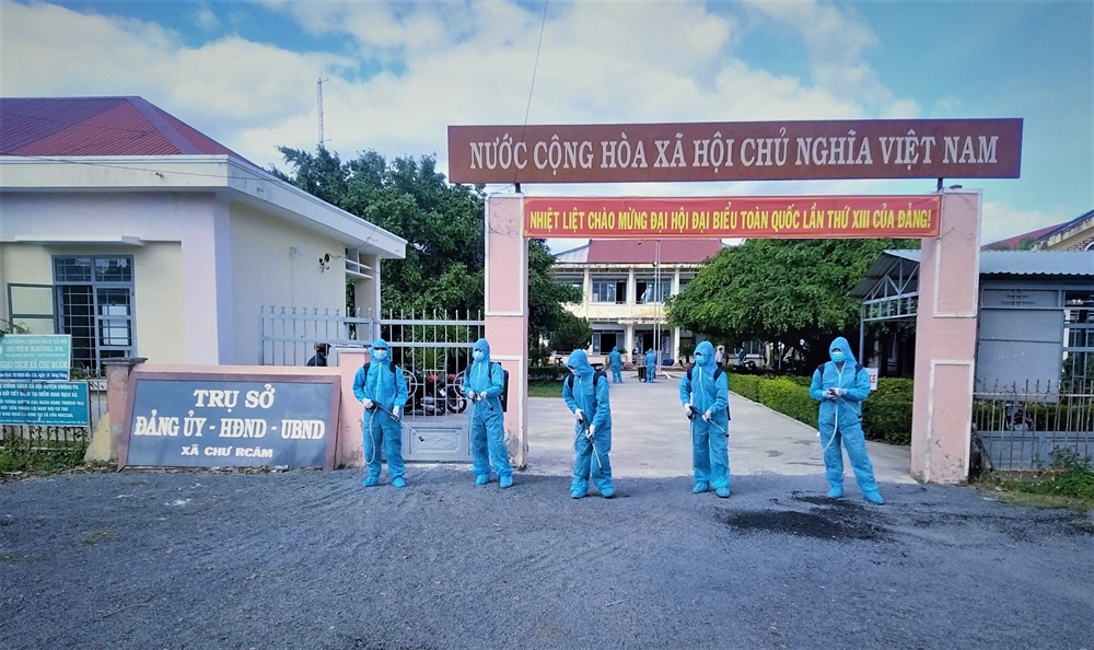 Cán bộ, chiến sĩ quán triệt xây dựng ý chí quyết tâm, sẵn sàng bước vào cuộc chiến.